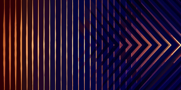 Abstracte patronen van samenkomende lijnen die de accumulatieve kracht van consistente minigewoonten symboliseren